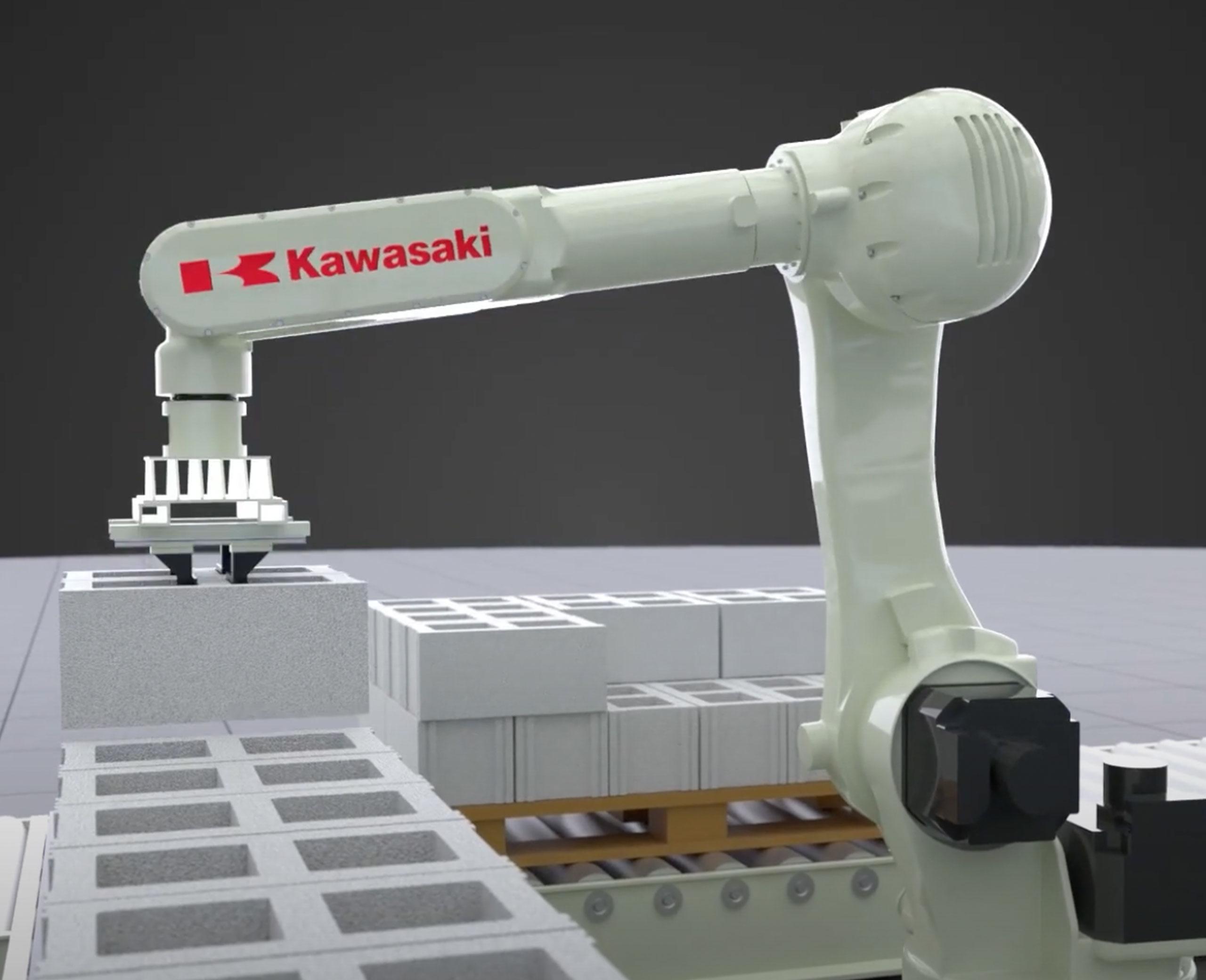 Kawasaki palletizing robot - Silver Lake Automation